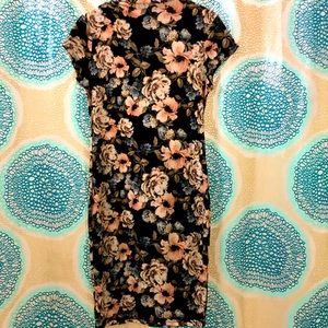 Floral bodycon dress